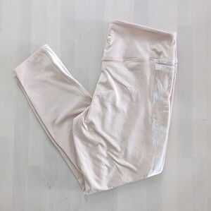 🧡 PINK Victoria's Secret Cozy Fleece Lined Leggings in Beige